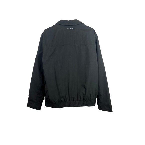 Men’s Water & Wind Resistant Lightweight Full-Zip Jacket - Black, Large - Picture 2 of 5